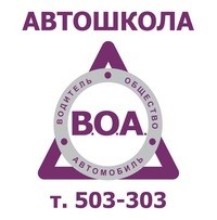 Логотип компании Водитель. Общество. Автомобиль., автошкола